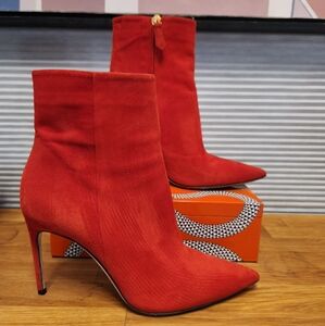 BRIAN ATWOOD red Suede Bootoes 37